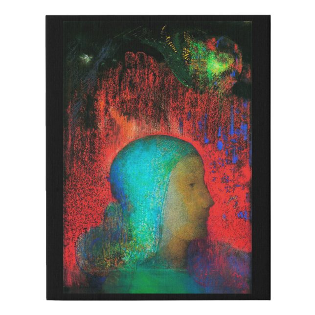Joan of Arc, Redon Faux Canvas Print (Front)