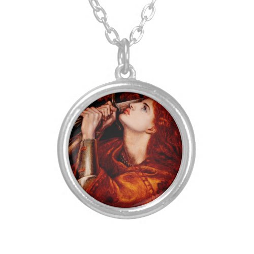 Joan of Arc Silver Plated Necklace