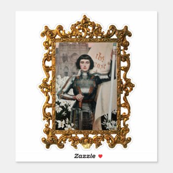 Joan Of Arc Sticker by Xuxario at Zazzle