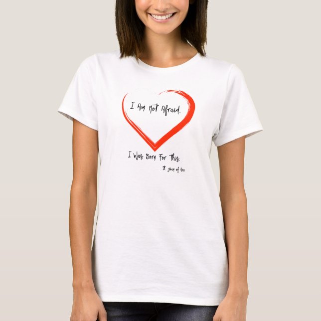 Joan of Arc t-shirt (Front)