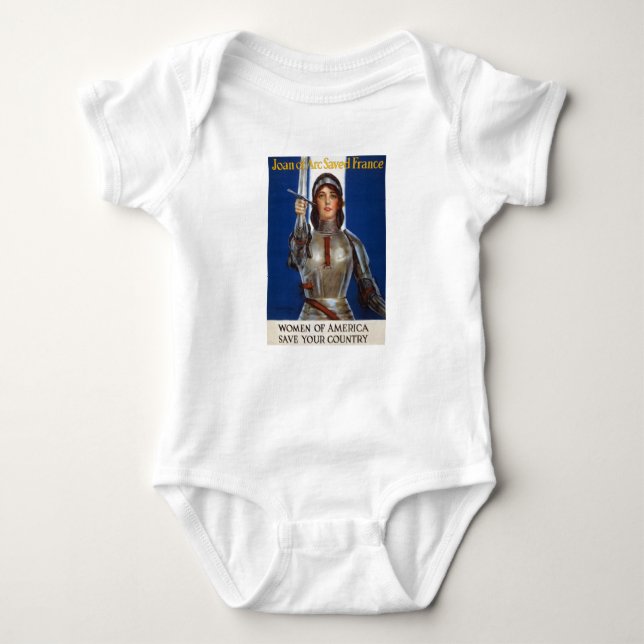 Joan of Arc: The Maid of Orleans, Knight Heroine Baby Bodysuit (Front)