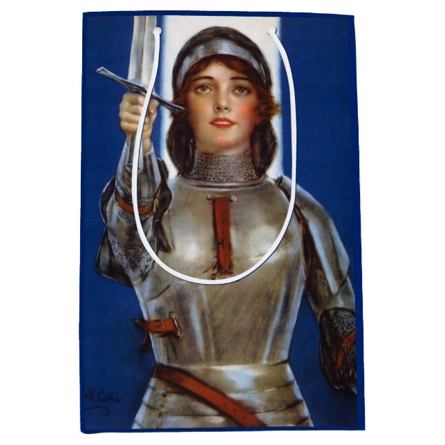 Joan of Arc: The Maid of Orleans, Knight Heroine Medium Gift Bag (Front)