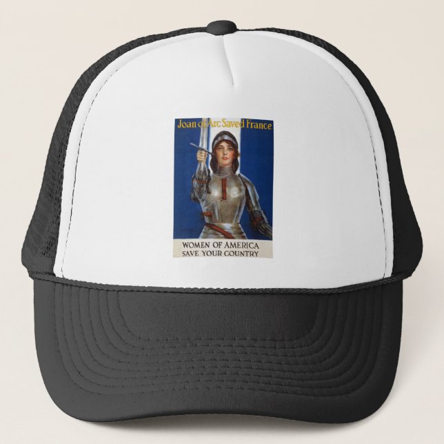 Joan of Arc: The Maid of Orleans, Knight Heroine Trucker Hat (Front)