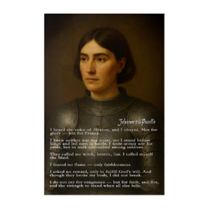 Joan of Arc – The Maid’s Testament Acrylic Print