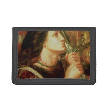 Joan Of Arc Vintage Tri-fold Wallet by encore_arts at Zazzle