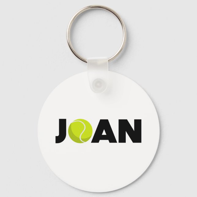 Joan Tennis Keychain (Front)