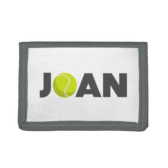 Joan Tennis Trifold Wallet (Front)