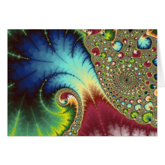 Joanie 50 Fractal Art Cards (Front Horizontal)
