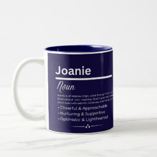 Joanie Personalized Girl Name Meaning Coffee Mug