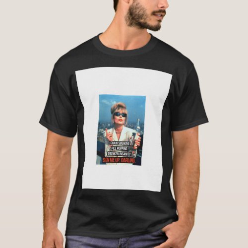 Joanna Lumley Graphic T_Shirt