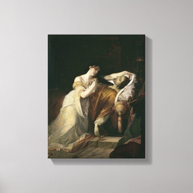 Joanna the Mad  with Philip I the Handsome Canvas Print (Front)