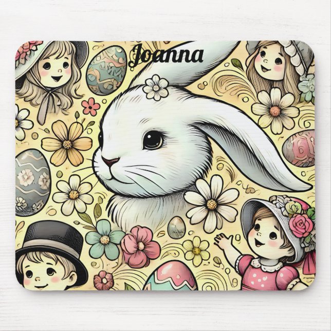 JOANNA ~ Vintage Easter ~  Mouse Pad (Front)