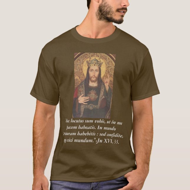 Joannes XVI:33 (John 16:33) T-Shirt (Front)
