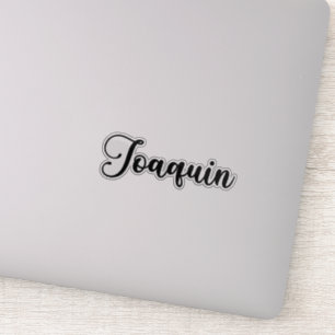Joaquin Name - Handwritten Calligraphy Sticker