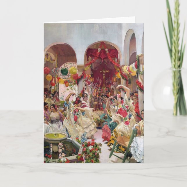 Joaquín Sorolla- Seville, the Dance Card (Front)