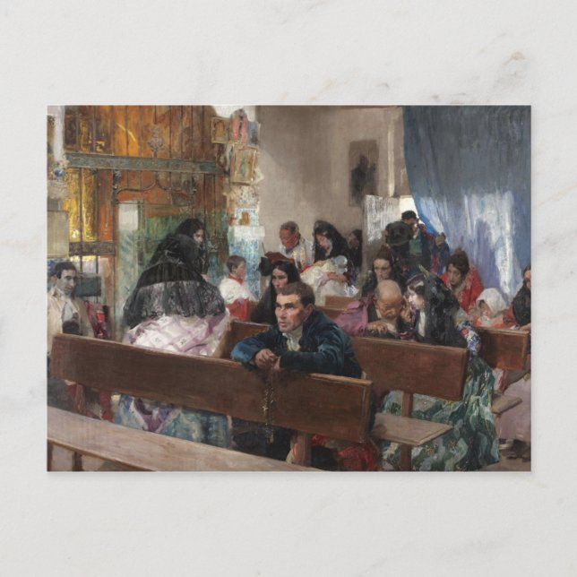 Joaquin Sorolla - The Baptism Postcard (Front)