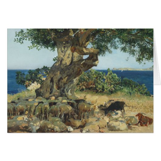Joaquin Sorolla - The Carob Tree Cards (Front Horizontal)