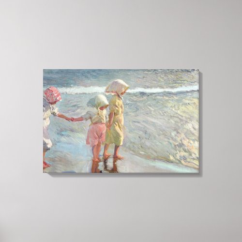 Joaquin Sorolla _ The Three Sisters Canvas Print