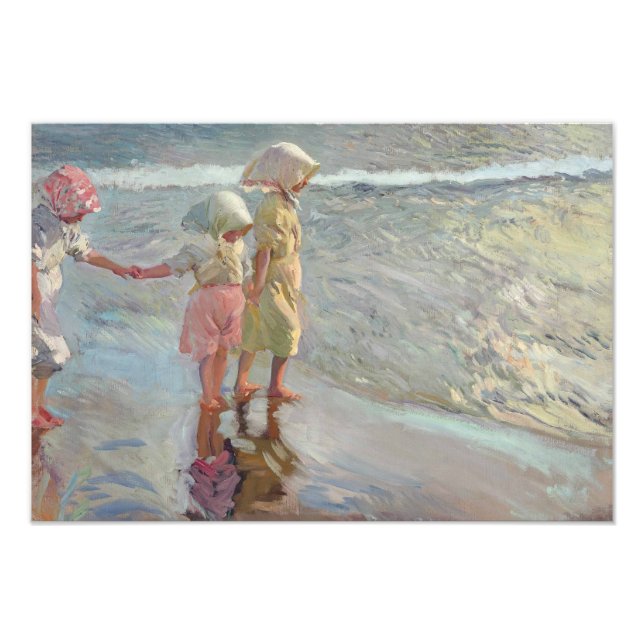 Joaquin Sorolla - The Three Sisters Photo Print (Front)