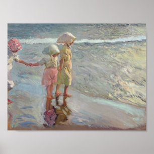 Joaquin Sorolla - The Three Sisters Poster