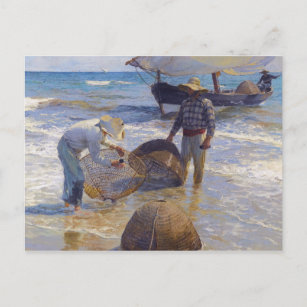Joaquin Sorolla - Valencian Fisherman Postcard