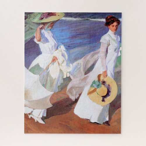 Joaquin Sorolla Women Walking Beach Jigsaw Puzzle