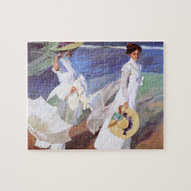 Joaquin Sorolla Women Walking Beach Jigsaw Puzzle (Horizontal)