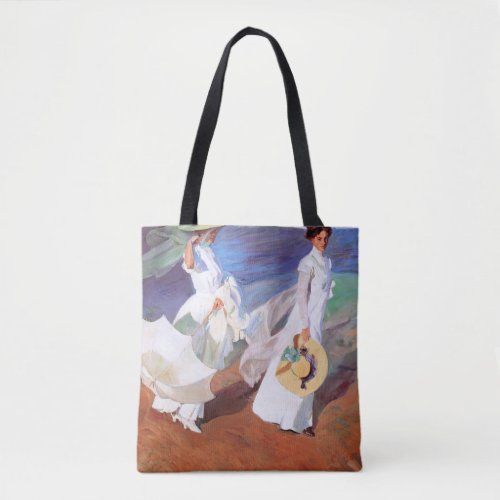 Joaquin Sorolla Women Walking Beach Tote Bag