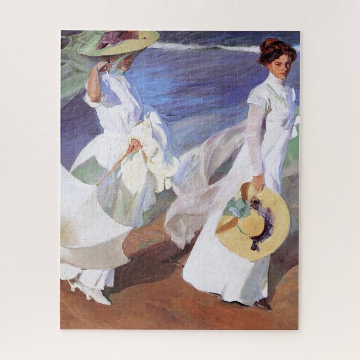 Joaquin Sorolla Women Walking On The Beach Fine Ar Jigsaw Puzzle Zazzle Com