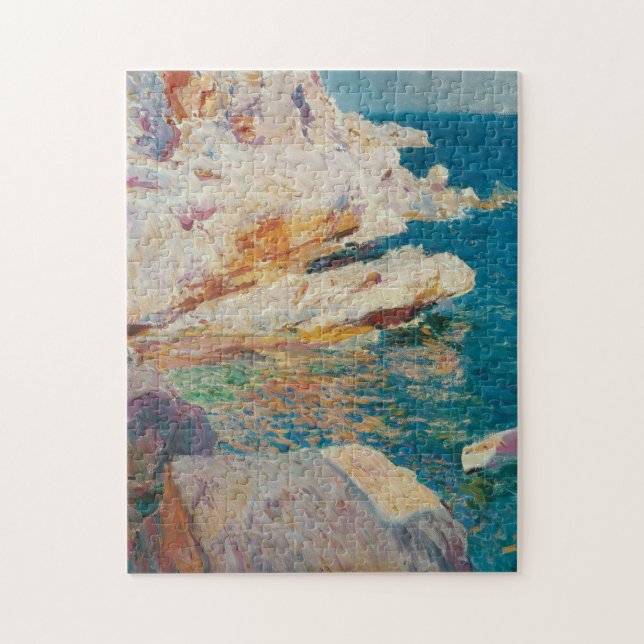 Joaquin Sorolla Y Bastida - Rocks At Javea. Jigsaw Puzzle (Vertical)