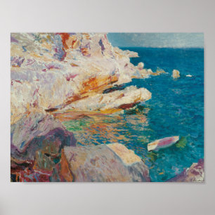Joaquin Sorolla Y Bastida - Rocks At Javea. Poster