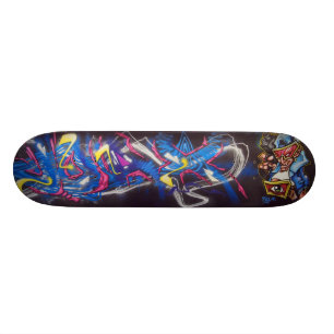 Joax & Eis graffiti wall Skateboard