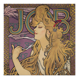 Job (1896) by Alphonse Mucha  Poster