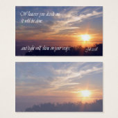 Job 22:28 Inspirational Wallet Cards (Front & Back)
