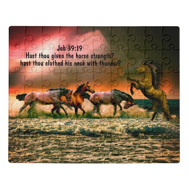 Job 39:19 jigsaw puzzle (Puzzle Horizontal)