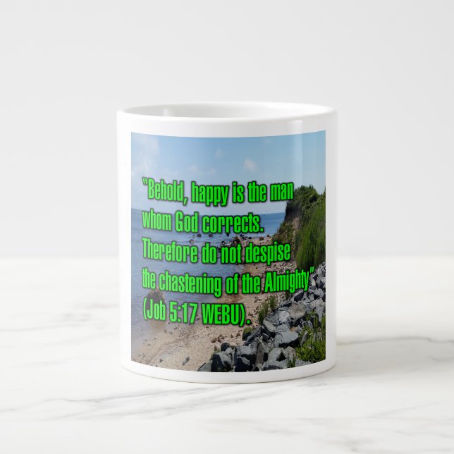 Job 5:17 WEBU Mug (Front)