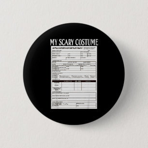 Job Application Funny Y Halloween Costume Trick Or Button