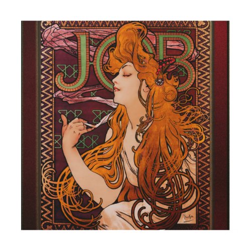 JOB by Alphonse Mucha Vintage Art Nouveau Artwork