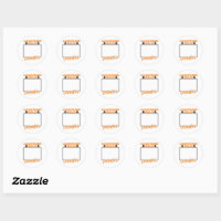 Good Job Classic Round Sticker, Zazzle