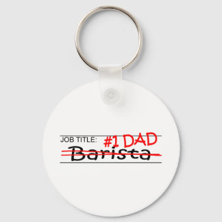 Job Dad Barista Keychain