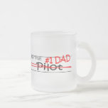 Job Dad Pilot Frosted Glass Coffee Mug