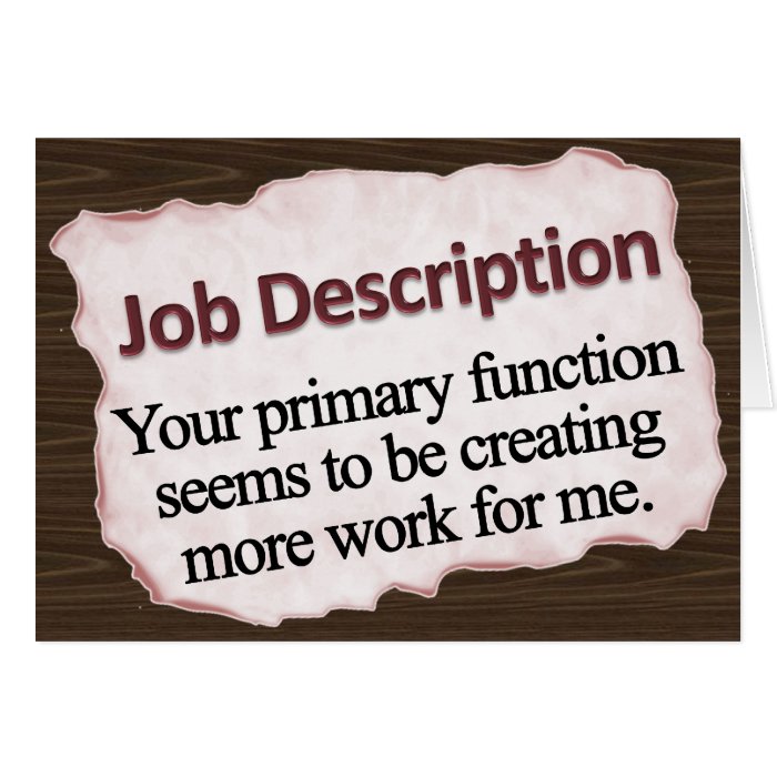 Job Description  Greeting Cards