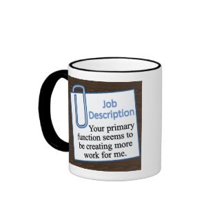 Job Description mug
