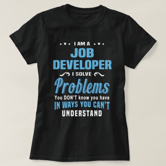Job Developer T-Shirt (Design Front)