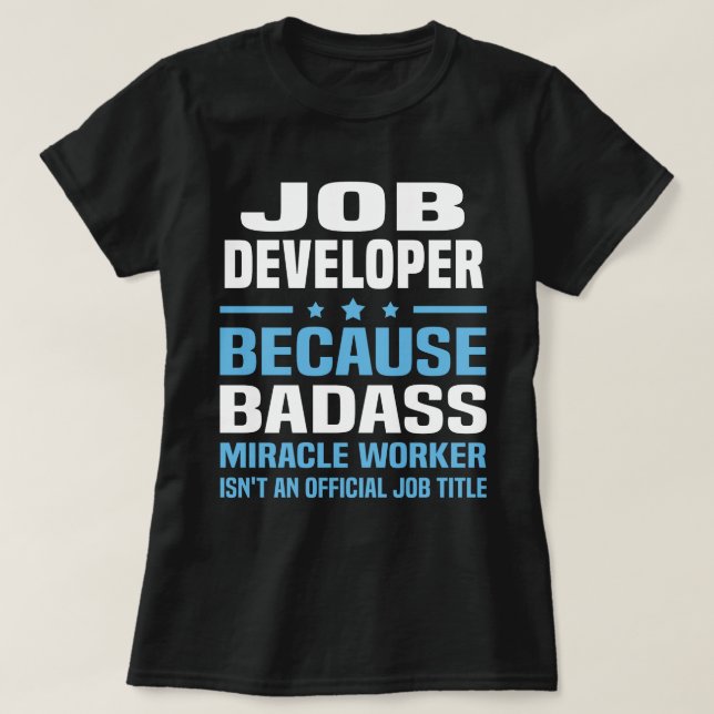 Job Developer T-Shirt (Design Front)