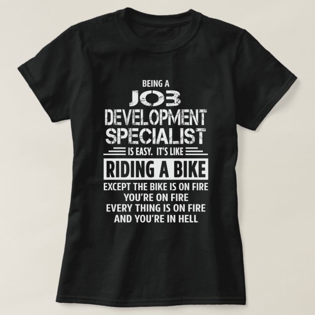 Job Development Specialist T-Shirt (Design Front)