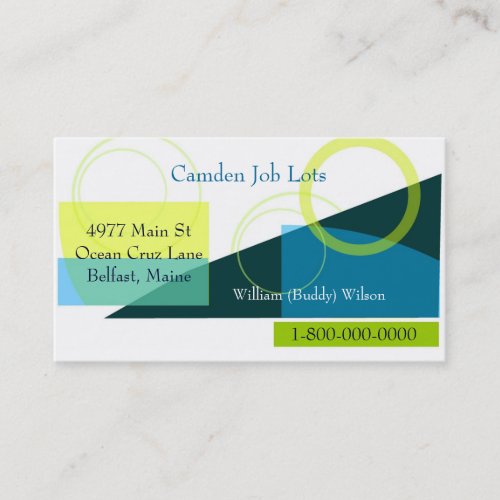 Job Hunting Business Business Card