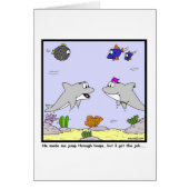 Job Interview: Dolphin cartoon (Front)