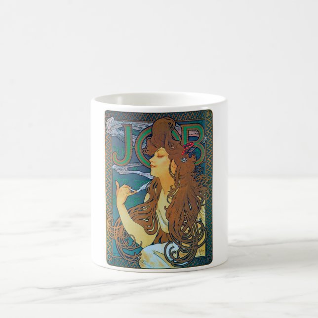 JOB, Mucha Coffee Mug (Center)