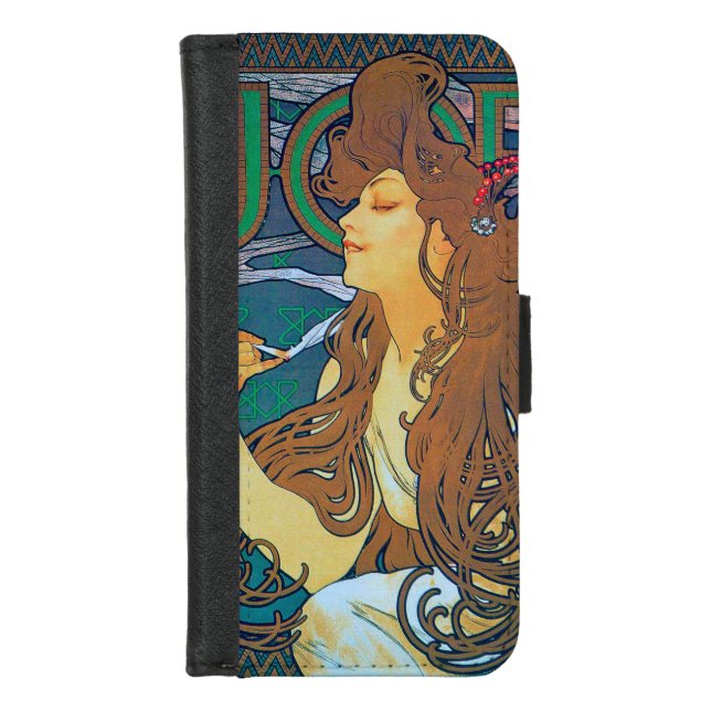 JOB, Mucha iPhone Wallet Case (Front)